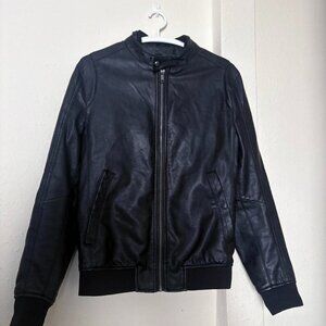 Zara Women's Black Leather Jacket